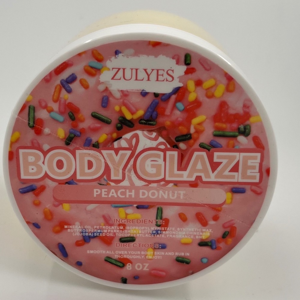 Body Glaze Peach Donut‎ 8 Oz Peach